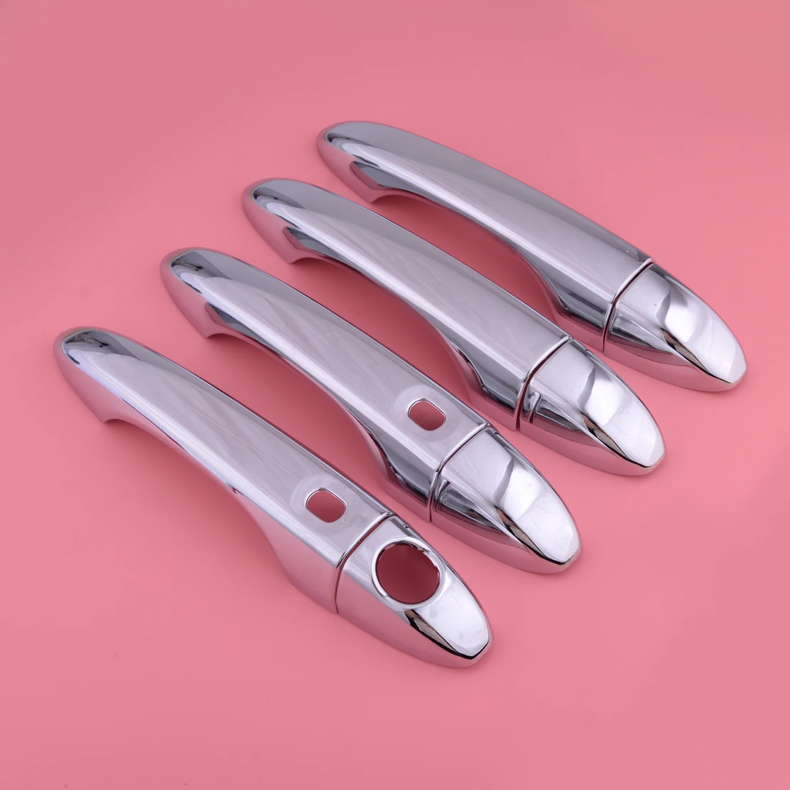 Auto Parts & Accessories Chrome Side Door Handle Smart Key Hole Cover