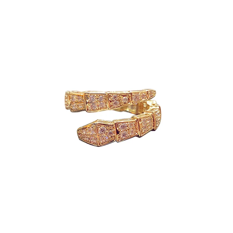 2020 Korea New Style Snake Ring Fashion Exquisite Open Ring Elegant Ladies Banquet Jewelry