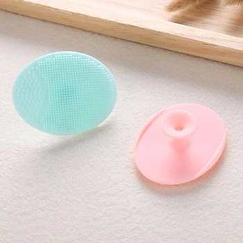 

2 Facial Cleansing Silicon Brush Face Blackhead Remover Pad Scrubber Massage
