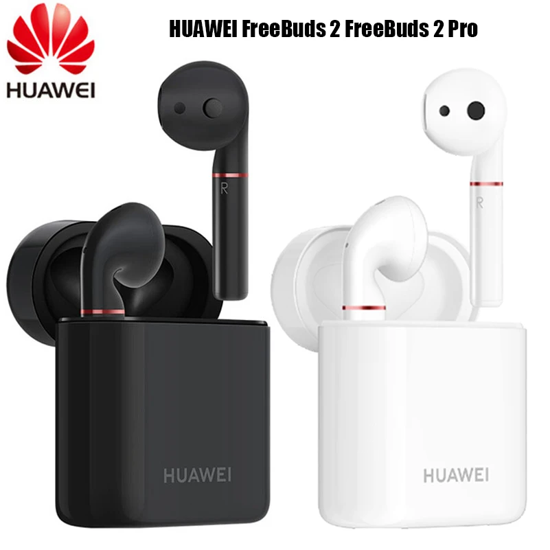 Новинка HUAWEI FreeBuds 2 FreeBuds 2 Pro Bluetooth 5,0 Беспроводные наушники с микрофоном Музыка сенсорный водонепроницаемый гарнитура Handfree динамический