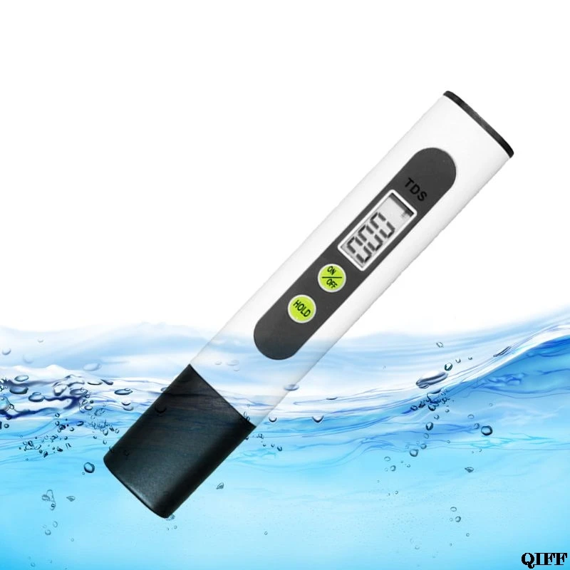Две кнопки TDS измеритель качества воды чистоты портативный автоматический детектор ручка фильтрованный тест