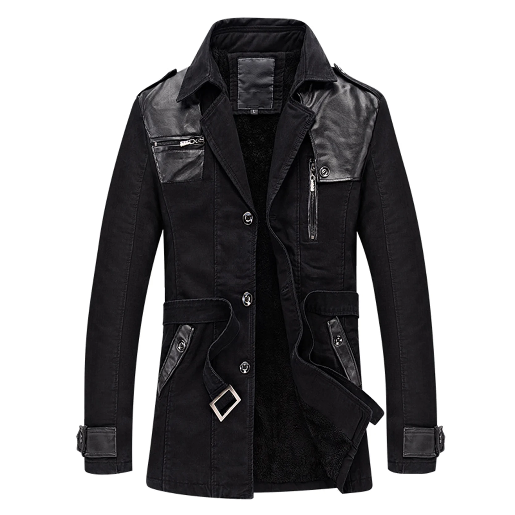M-4XL,, Тренч, мужское повседневное модное длинное пальто, ветровка, пальто, Мужская одежда, осень-зима, тренд
