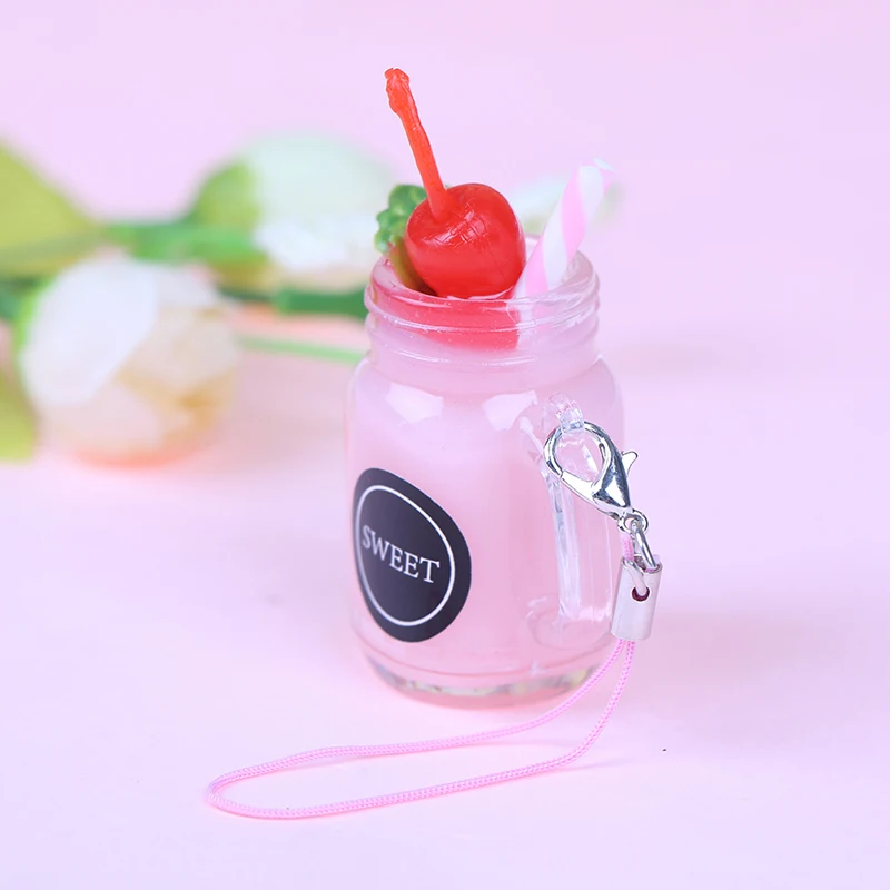 DIY Мини кухня комната еда напиток чашка 1:12 1:6 миниатюрный кукольный домик молоко чай чашки кулоны-куклы аксессуары прозрачная чашка