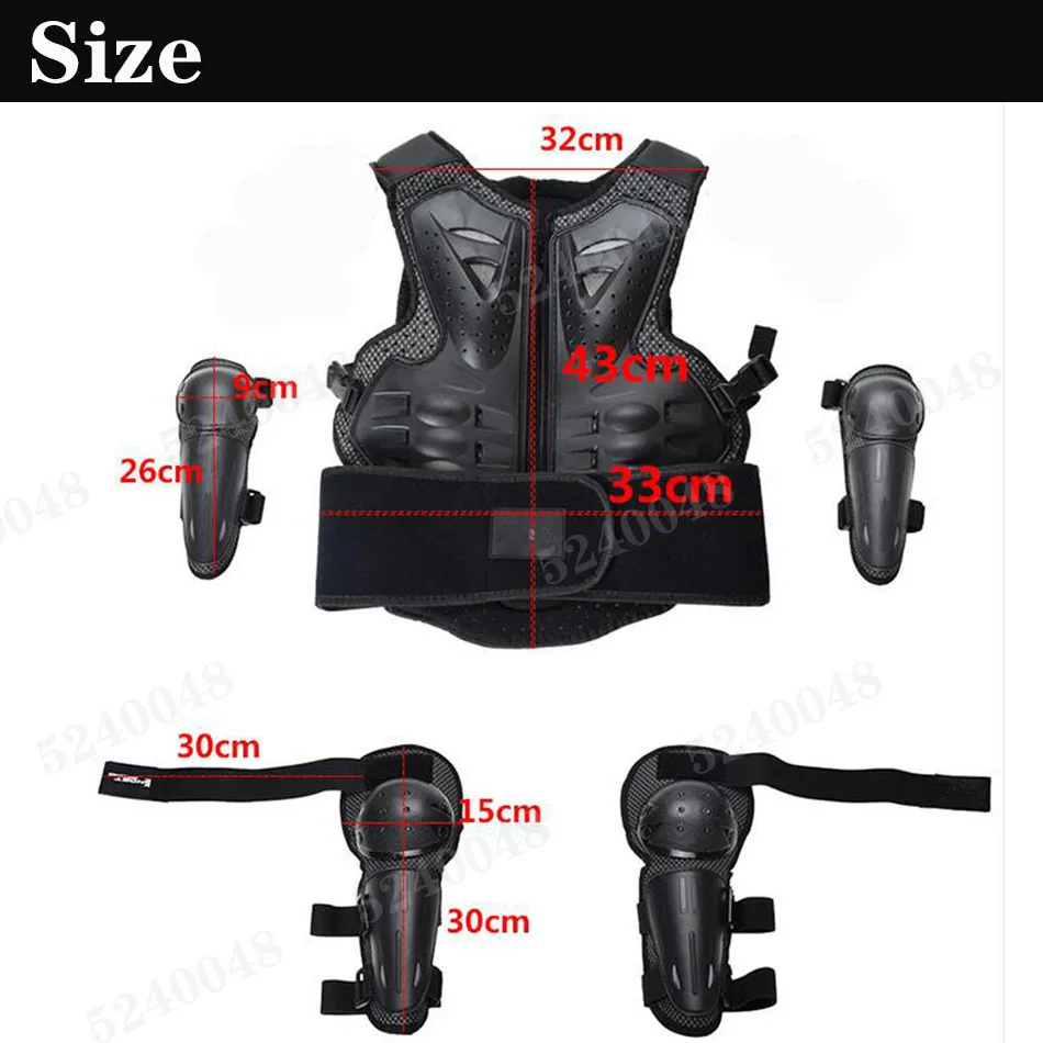 Child Baby Motorcycle Mountain-climbing Vest armor Kid Riding Sports MTB Body Protector Off Road Downhill Suits PE hard shell