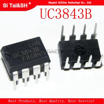 

10PCS/Lot UC3843B UC3843BN UC3843BN UC3843 3843 DIP8 DIP Switching Power Converter