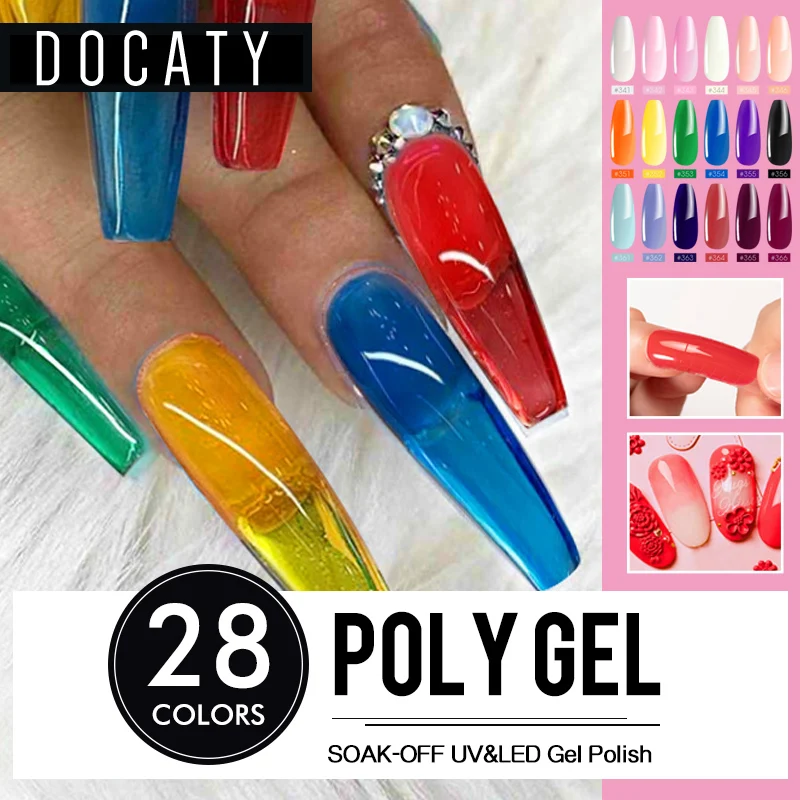 Набор для маникюра с кристаллами и акриловым гелем набор быстрого наращивания