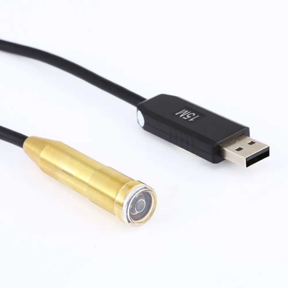 Эндоскоп 10 м 14,5 мм объектив USB Android эндоскоп камера осмотр эндоскоп светодиодный свет водонепроницаемый телефон ПК бороскоп#3