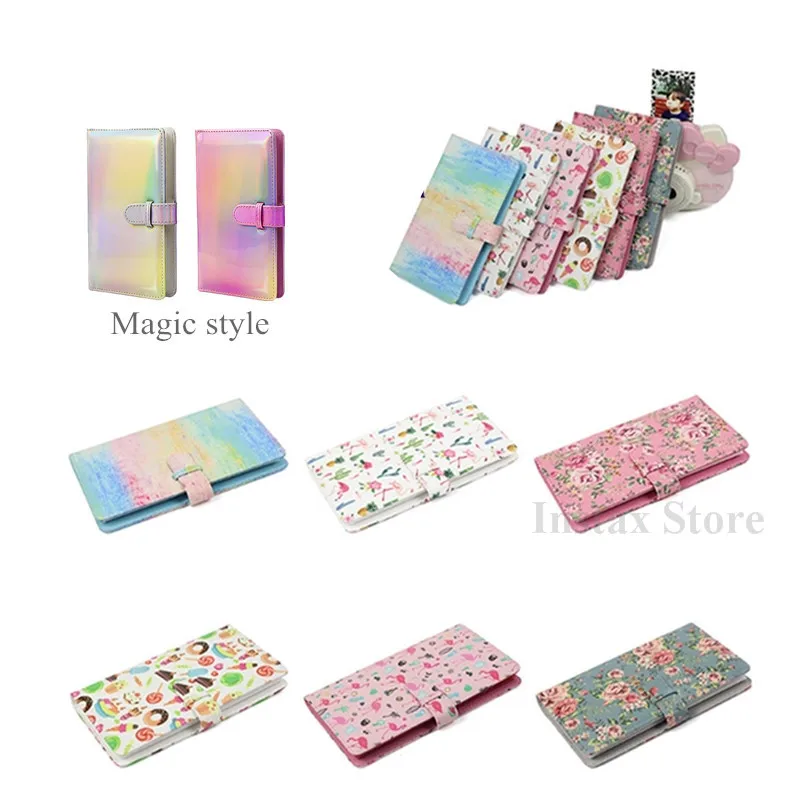 Epicgadget Fujifilm Instax Album, 96 Pocket Wallet PU Leather Mini Photo  Album for 3-Inch Film Fujifilm Instax Mini 11 9 8 90 8+ 26 7s Instant  Camera Film Polaroid Snap Zip Z2300 Film (Rainbow) 