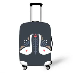 Эластичный Защитный чехол для багажа, защитный чехол для чемодана, чехлы на колесиках, Чехлы, 3D аксессуары для путешествий с рисунком