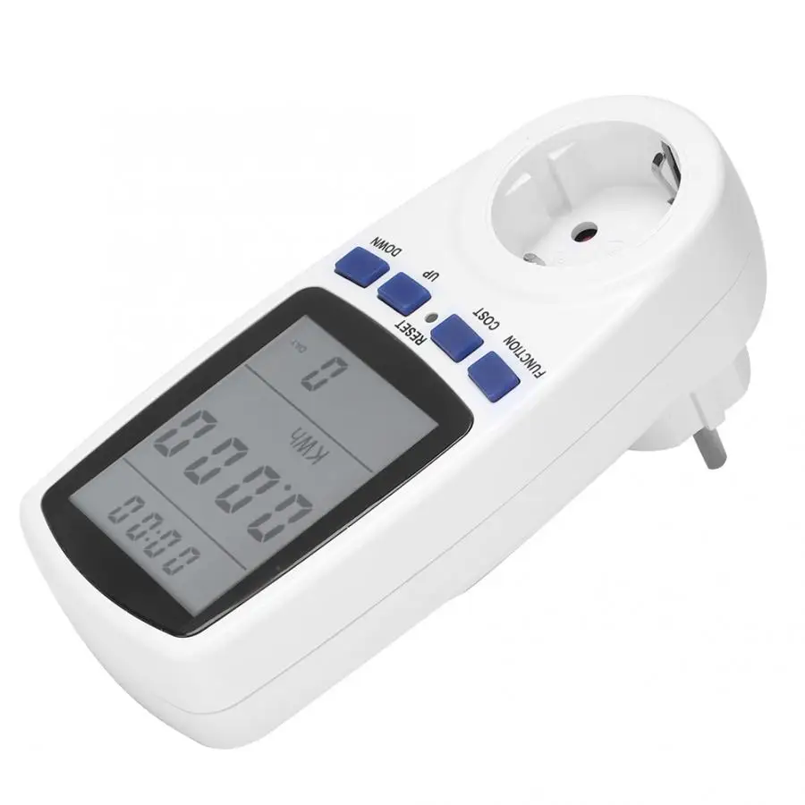 Multifunction Power Meter Energy Saving Monitor Voltage Electric Socket Analyzer EU/US/UK Plug 200-250V Household socket