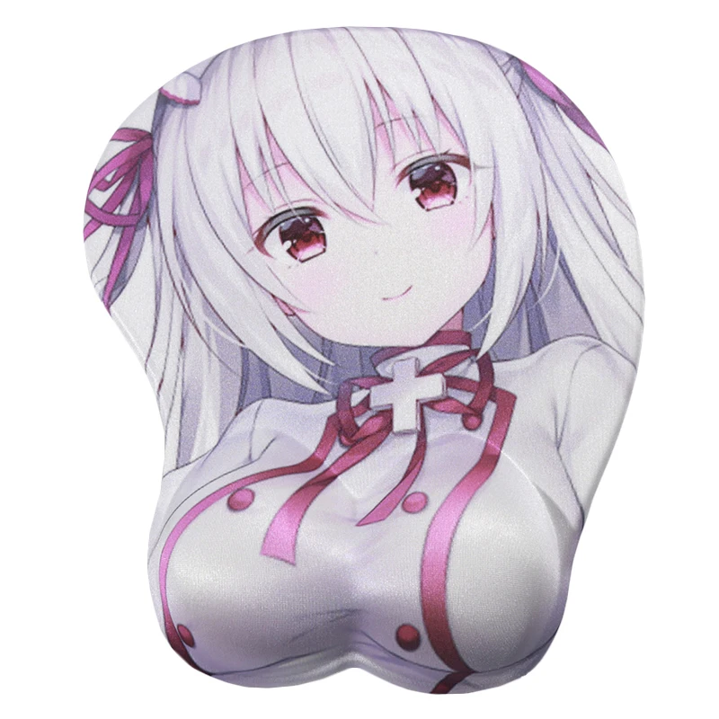 FFFAS 3D коврик для мыши Faith Girl подставка для запястья груди сексуальная грудь игровой коврик для мыши Компьютерная клавиатура, Мышка для ноутбука - Цвет: 3D mouse pad