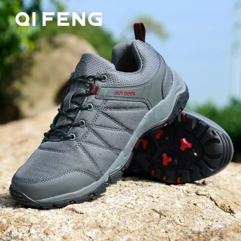 

Men Light Weight Hiking Shoes Autumn Cloth Trekking Sneakers Non-slip Wear-resisting Comfortable Soft Phylon Footwear For Man