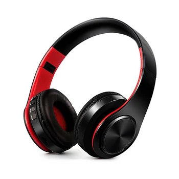 

HIFI Stereo Earphones Bluetooth Headphone Headset With Microphone Support TF Card for Mobile Phone Tablet Music