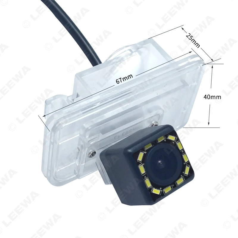LEEWA автомобильная камера ночного видения заднего вида с 4LED/8LED/12LED для Suzuki Swift Sport камера заднего вида# CA6326