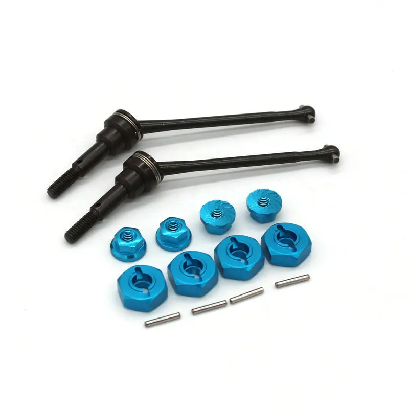 

WLTOYS 12428 12423 RC пульт дистанционного управления автомобильные металлические фитинги передний Универсальный приводной вал комбайнер M4 гайка