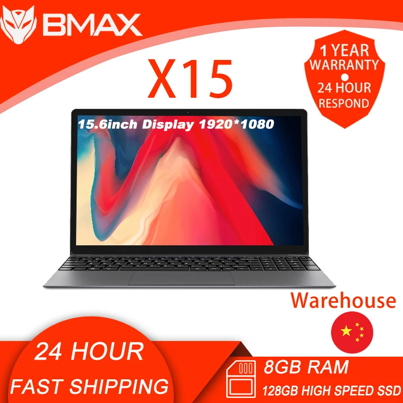dal Hellere Solrig Bmax X15 15.6" 8gb Ram 128gb Ssd Laptop Display 1920 X 1080 Intel Celereon  N4120 Windows 10 Full Sized Keyboard Office Notebook - Laptops - AliExpress