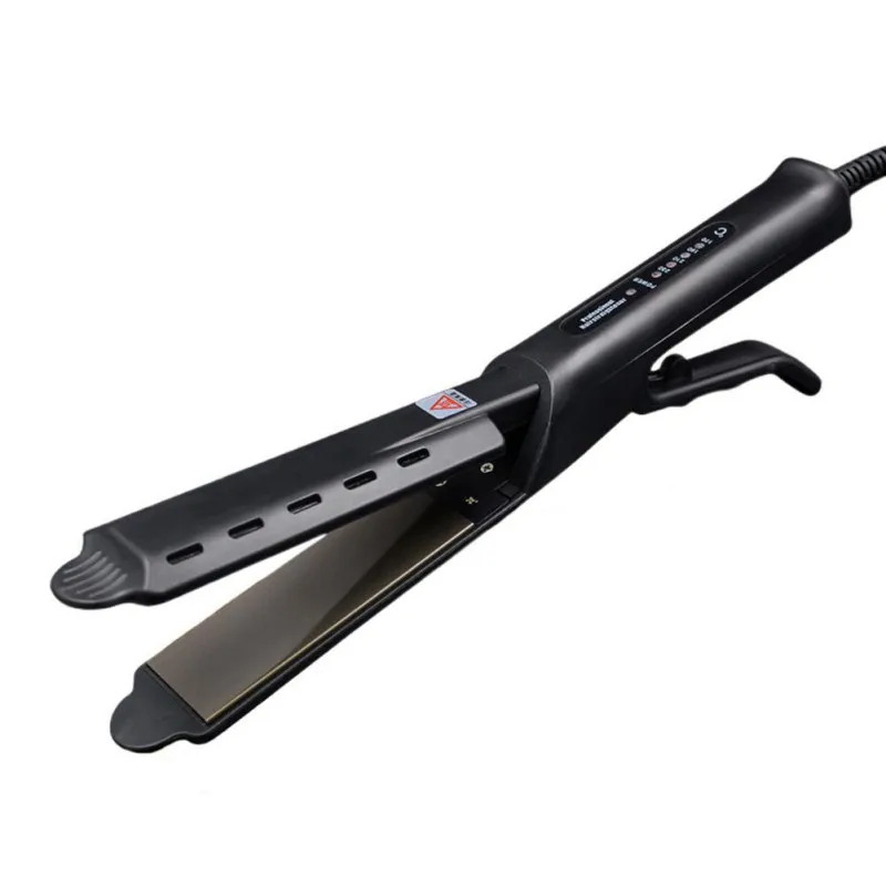 Wholesale New Hair Straightener Steam Function Flat Ceramic Hair Straightening Tool Women Hair Styling Tool Dry And Wet Dual Use - Цвет: US