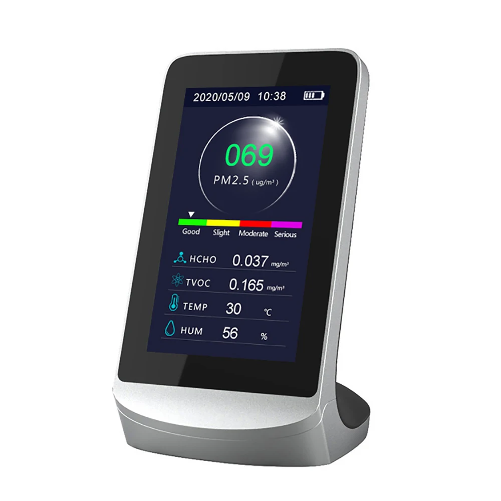 Digital Air Quality Monitor PM2.5 Detektor für Home Office Schule Krankenhaus oder Outdoor-Auto