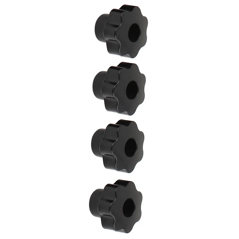 10 Pcs 32mm Dia M6 Thread Screw On Type Star Head Clamping Knob Grip