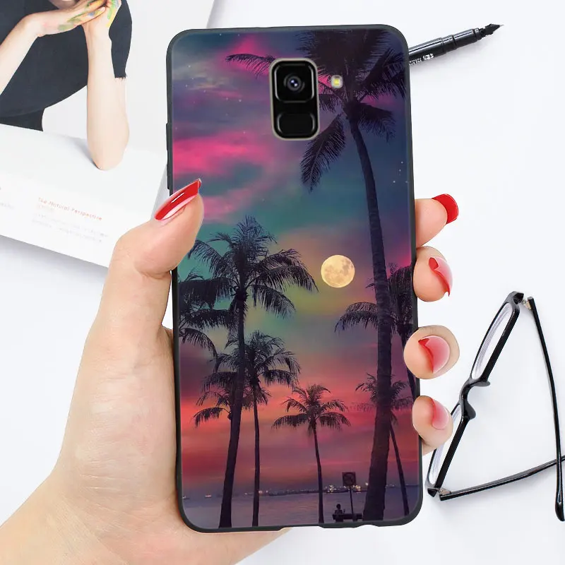 Чехол для samsung J4 Plus чехол Galaxy J6 плюс J3 J5 J7 чехол Крышка Глянцевая блестящая Coque - Цвет: xx15