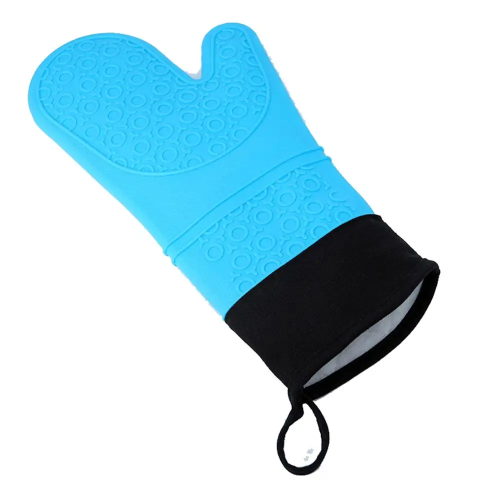 Силиконовые варежки для духовки термостойкие кухонные перчатки