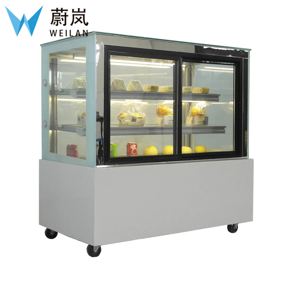 

Front door 0.9M Cake Cabinet Air Freezer Fresh-Keeping Refrigerator Refrigerated Display Cabinet Showcase