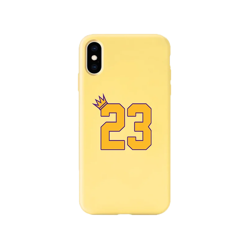 LeBron king James 23 Лос-Анжелес мягкий чехол для телефона из ТПУ чехол для iPhone11 pro 5 5S se 6 6s X Xs XR MAX 7 8 plus