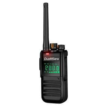 

DuoMSera Wireless Walkie Talkie High Power Handheld Waterproof Walkie Talkie for Civil Construction Site US Plug