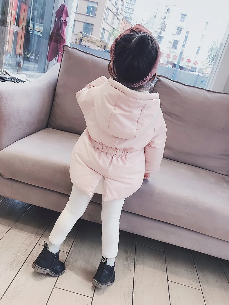 thick girls plus velvet warm clothes children's clothing jacket