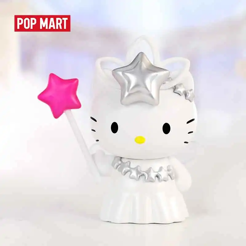 POPMART Sanrio HelloKitty 45th Anniversary Series Toys Figure Blind Box Cute Birthday Gift free shipping
