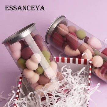 

ESSANCEYA 30 Pcs/Box Mini Powder Puff Gourd Waterdrop Sponge Bigger In Water Foundation Powder Face Cosmetic Beauty Makeup Tools
