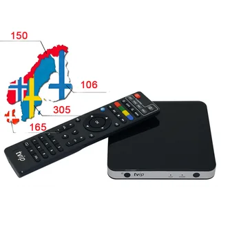 

Tvip 605 Amlogic S905X Quad Core m3u for Europe Sweden Norway Finland Denmark no channels include smart iptv box