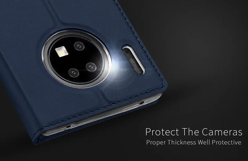 DUX DUCIS чехол для huawei mate 30 Pro книга флип кожаный бумажник Coque чехол