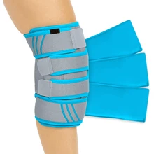 Cold/Hot Gel Compression Knee Protector-For Knee Pain, Sports Injury, Heat Or Cold Therapy, Flexible Fit, Neoprene Blend