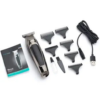 

1Set USB Charging Electric Hair Clipper Kits Barber Men Hair Trimmer Cutter
