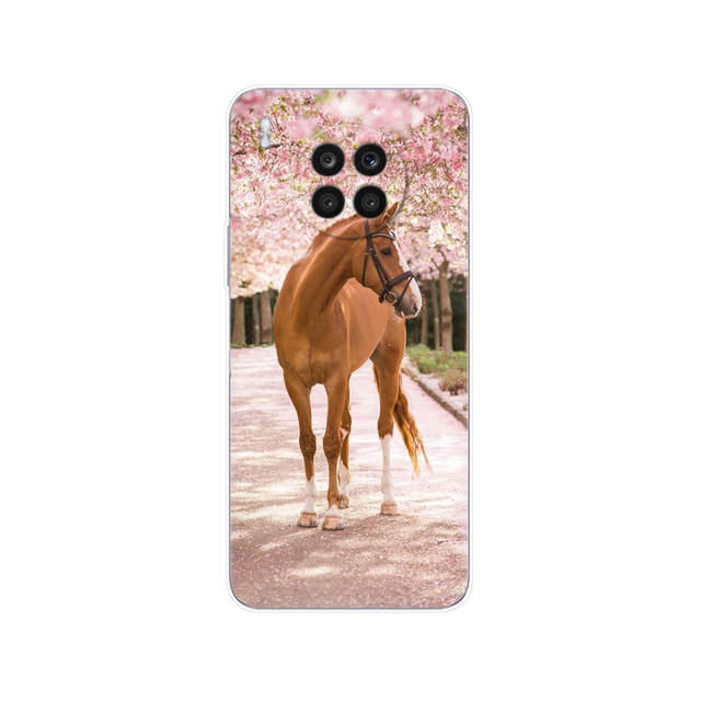 Honor 50 Lite Case 6.67inch Silicon Back Cover Phone Case For Huawei Honor 50 Lite Soft Case TPU Bumper 50Lite Light Funda