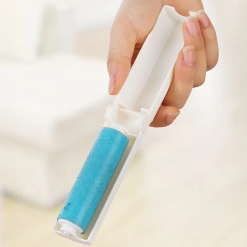 1pc Portable Washable Lint Sticky Roller Hair Dust Remover Cloth Sticky Dust Removal Brushes