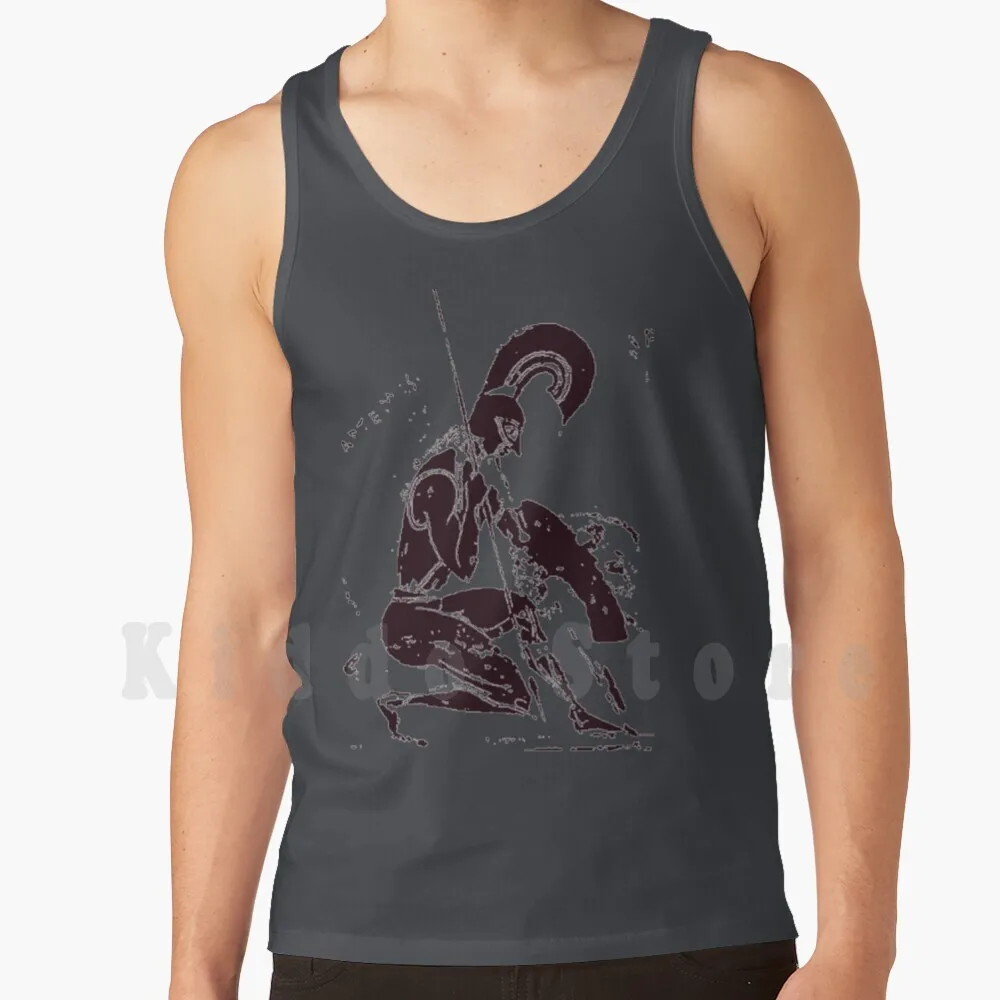 Ares Canotte Gilet 100% Cotone Grecia Greca Antica Grecia Dio Della Guerra Totale Guerra Kratos Ares Mitologia Mitologia Greca