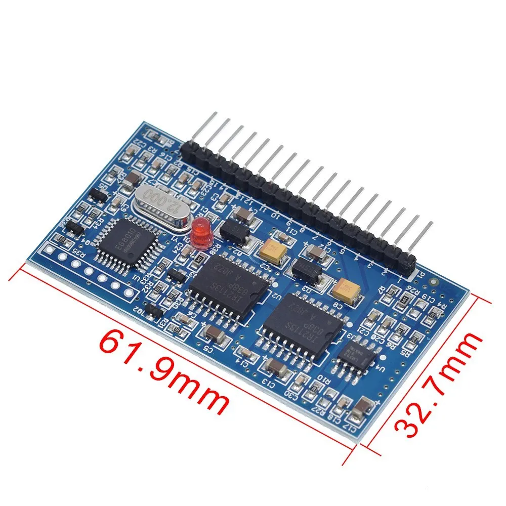 5V DC-AC Pure Sine Wave Inverter SPWM Driver Board EGS002 12Mhz Crystal Oscillator EG8010 + IR2113 Driving Module