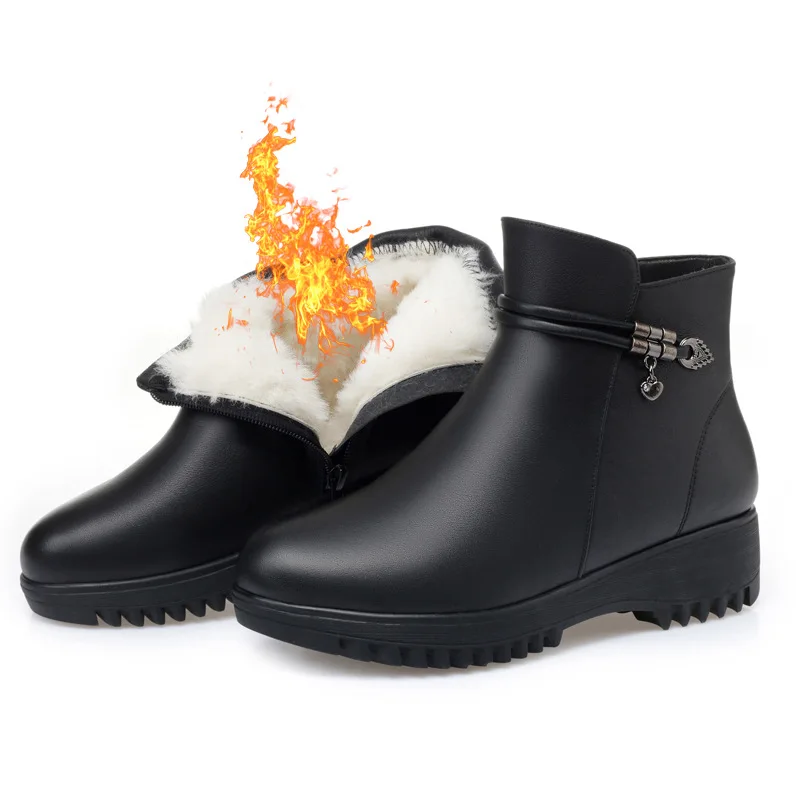 Oppa Nieuwe Vrouwen Winter Laarzen Mode Vrouwen Laarzen Waterdicht Ankle  Snowboots Warm Womens Schoenen Bont Schoeisel|Enkellaars| - AliExpress