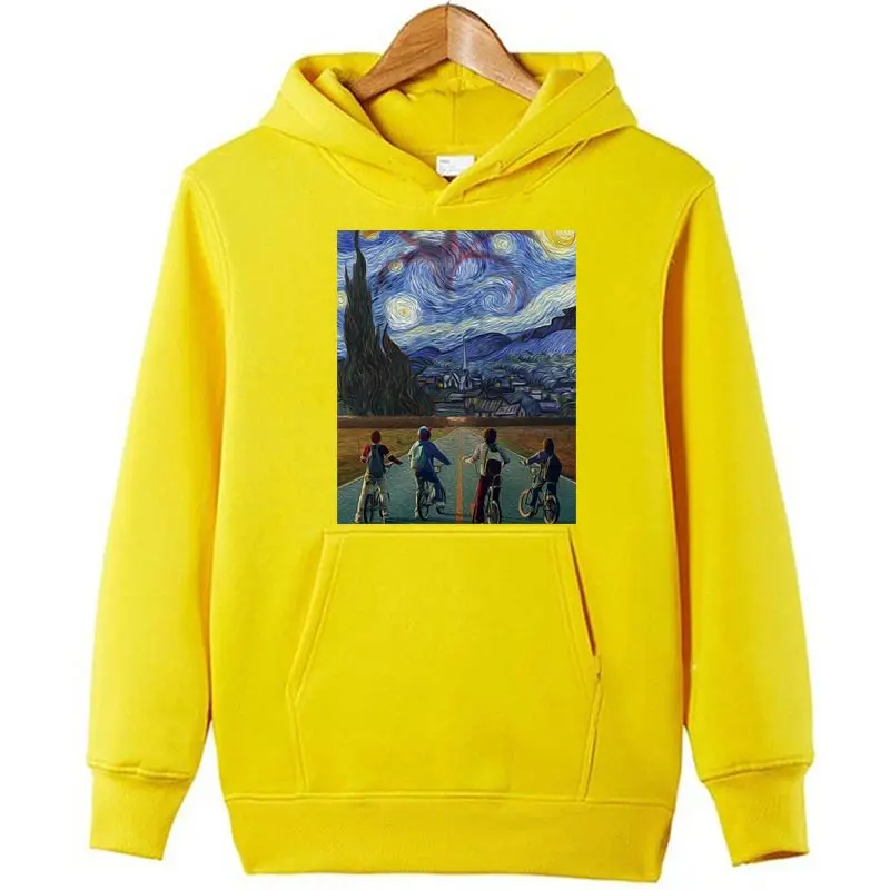 The Stranger Van Gogh things, термополоски, наклейка на одежду, сделай сам, футболка для девочек, железные нашивки для одежды, теплопередача