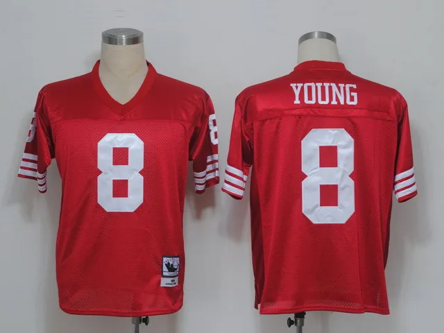 Stitiched, San Francisco s, Steve Young, Joe Монтана, Roger Craig, Ronnie Lott, Jerry Rice, Throwback для мужчин Джерси - Цвет: Бежевый