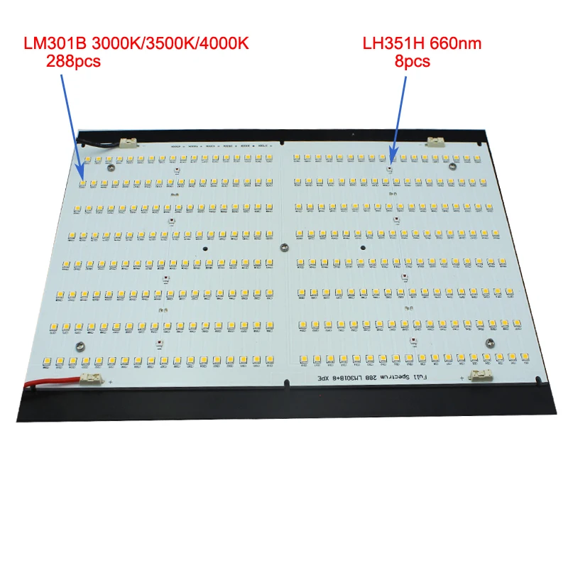 Новое обновление квантовой платы чипы красный LH351H 660nm LM301B 3000k 3500k для комнатный гроутент veg/Цветение
