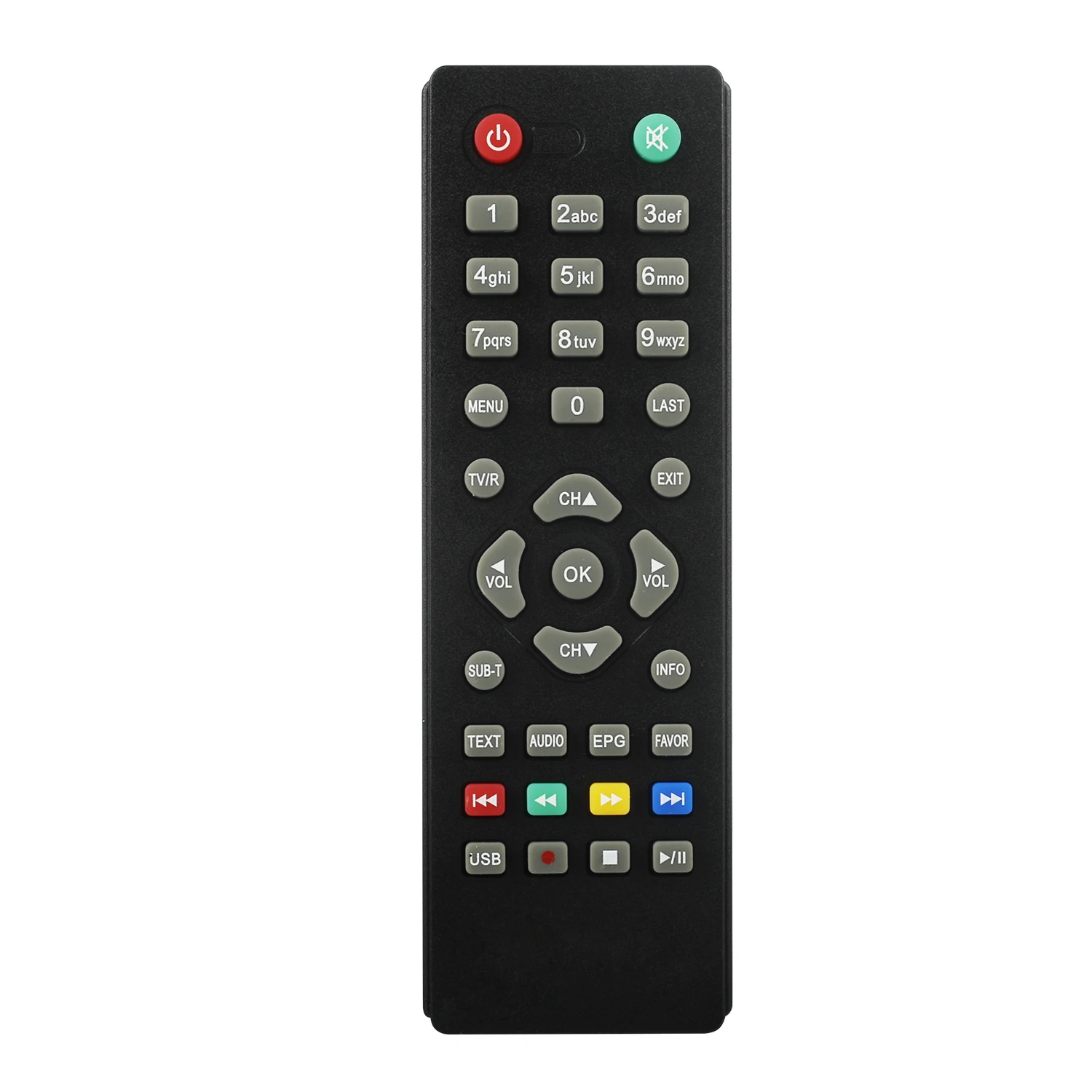 Nuovo Telecomando Adatto Per Telefunken Tf-Telesystem Tf-Dvbt202 Tf-Dvbt203 Visione Del Mondo T37 T54 T57 Amiko T58 Dc12 Controller