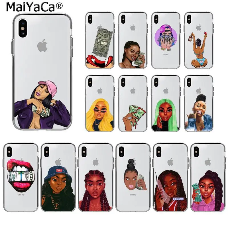 MaiYaCa Розовый сделать деньги не друзья каш черная голова девушка чехол для телефона для Apple iphone 11 pro 8 7 66S Plus X XS MAX 5S SE XR