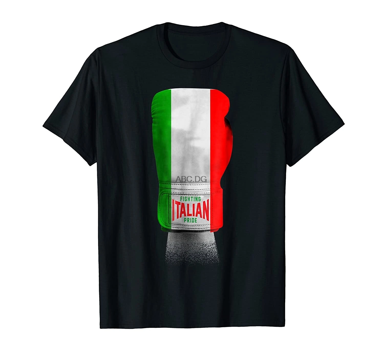 Vintage Italian Flag Boxing Gloves designer T-Shirt(1) | Мужская одежда