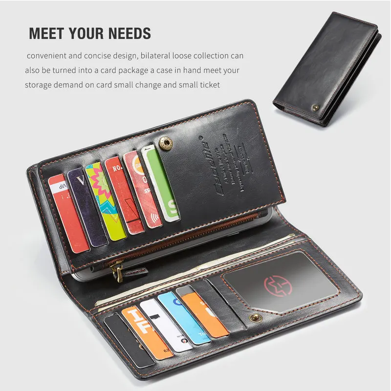 Кожаный Универсальный чехол-кошелек для Xiaomi 6X MAX 2S 8 SE для Redmi Note 5 6A 4,0-6,5 Дюймов