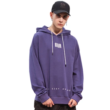 

Hood Sweater Men's Printing Loose GYM Running Jacket Couple Solid Color Running Sport Jacket Cotton Men Anti-pilling,windproof