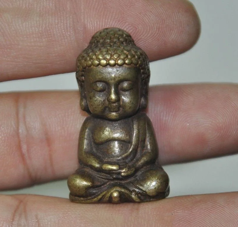 Рождественская старинная фотобронза Tathagata Sakyamuni храм тибетского буддизма новый
