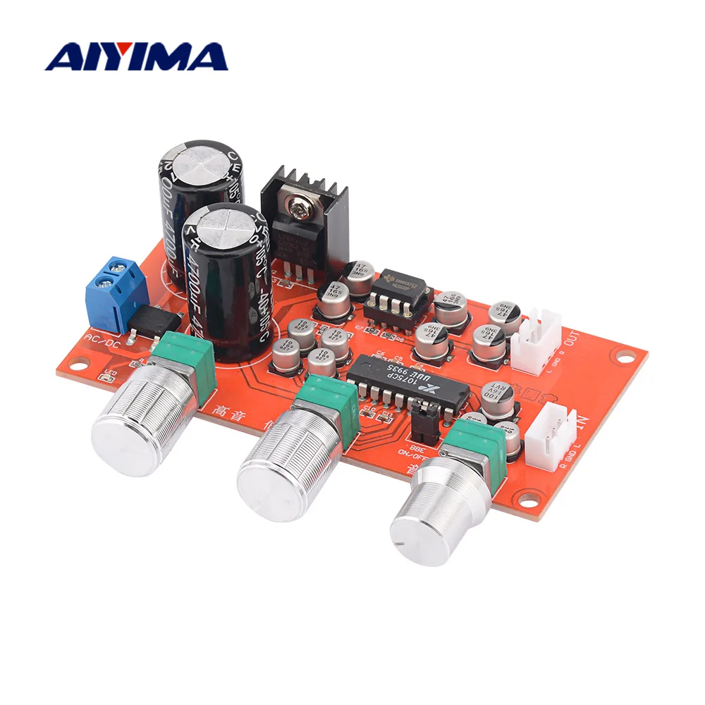

AIYIMA XR1075 BBE усилитель тональности предусилитель аудио Плата NE5532 OP усилитель предусилитель Регулятор громкости DIY динамик Усилители звука
